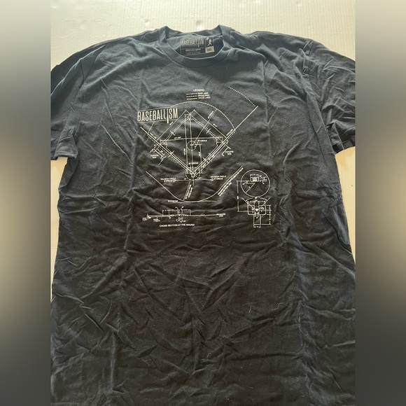 Baseballism Other - Black Graphic Baseballism T-Shirt